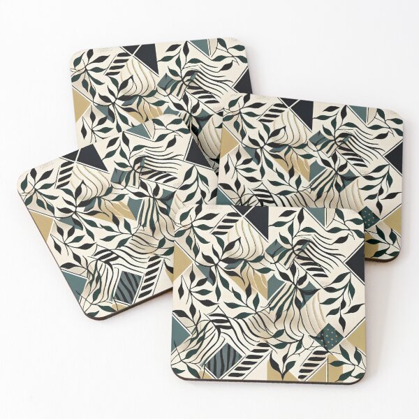 Item preview, Abstract Elegant Modern Farmhouse Pattern Digital Painting designed and sold by CodeAndColors.