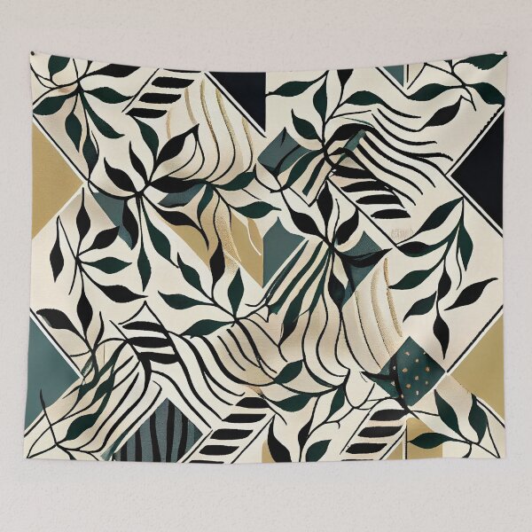 Item preview, Abstract Elegant Modern Farmhouse Pattern Digital Painting designed and sold by CodeAndColors.