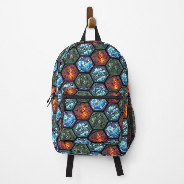 Item preview, RPG gaming Earth, Fire, Air, Water Dice D20 Bundle designed and sold by Mossysplashart.