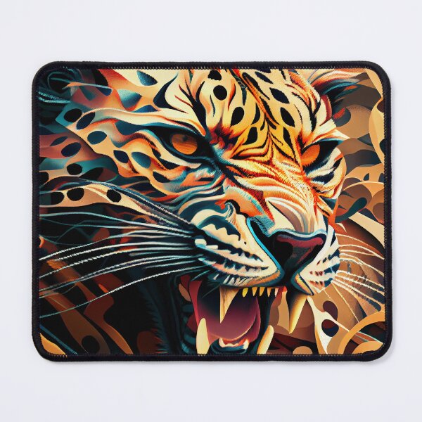 Item preview, Aggressive Animal Print Pattern Digital Painting designed and sold by CodeAndColors.