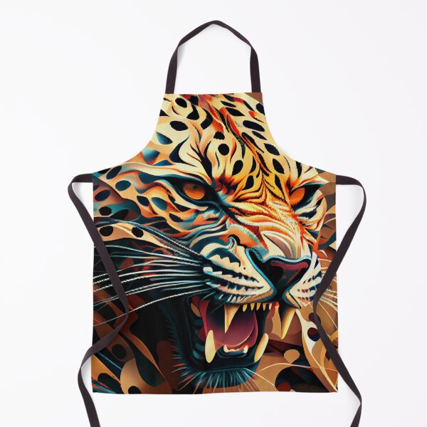 Item preview, Aggressive Animal Print Pattern Digital Painting designed and sold by CodeAndColors.