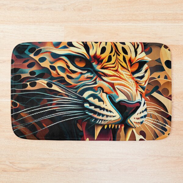 Item preview, Aggressive Animal Print Pattern Digital Painting designed and sold by CodeAndColors.