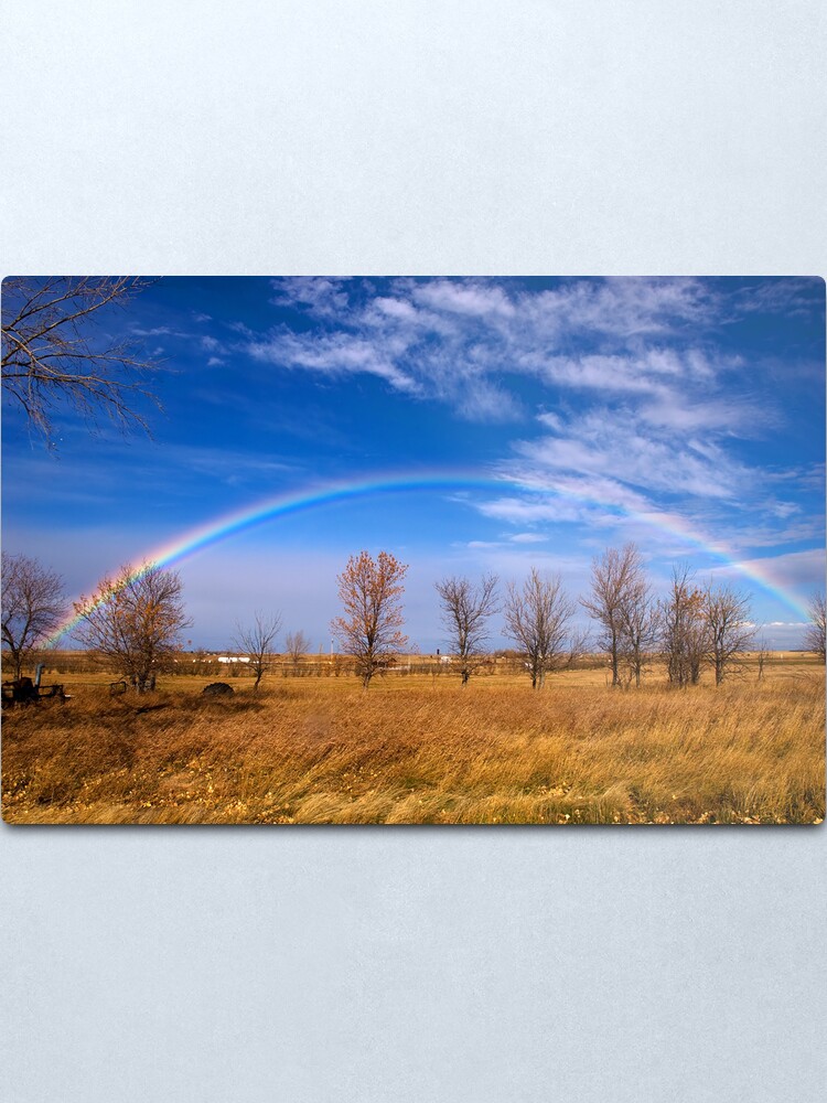 Alternate view of Virga (Rainbow) "Rain that evaporates" Metal Print