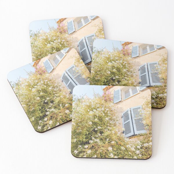 Item preview, French Riviera House, Antibes France Travel Spring Print, Cote D'Azur Bright Pastel Boho Spring Colored Photo Art Print designed and sold by radub85.