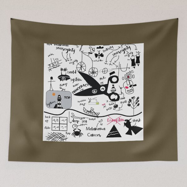 Item preview, democracy funny art graffiti style of art designed and sold by GwendolynRohan.