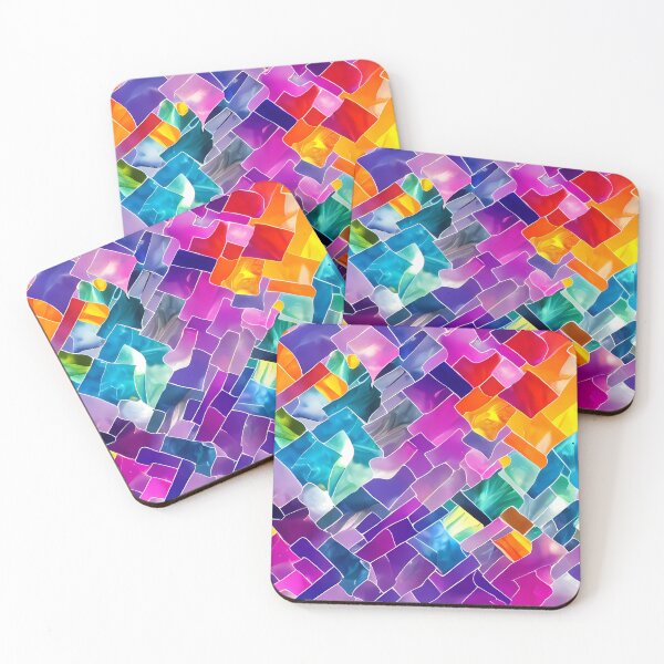 Item preview, Colorful Abstract Marble Gems Patterns designed and sold by Artilize.