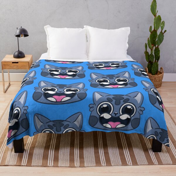 Item preview, Happy Blue Cat designed and sold by Jellieguppie.