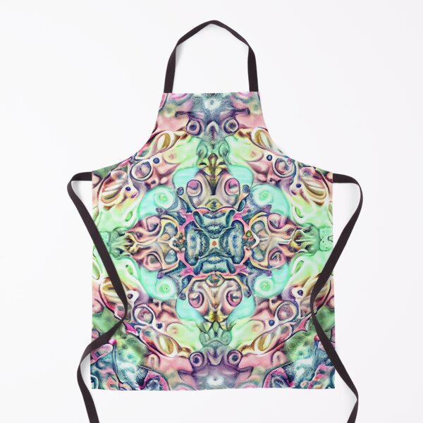 Item preview, Ceramic Psychedelic Pastel Calming Maximalist Pattern Digital Painting designed and sold by CodeAndColors.