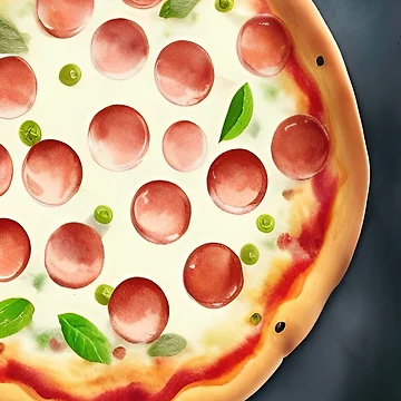 Artwork thumbnail, Delicious Pizza by RockingPandS