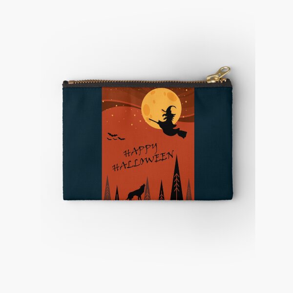Item preview, Happy Halloween wolf witch and bats flying to the moon The Best Gift For halloween party216 designed and sold by brandotiver.