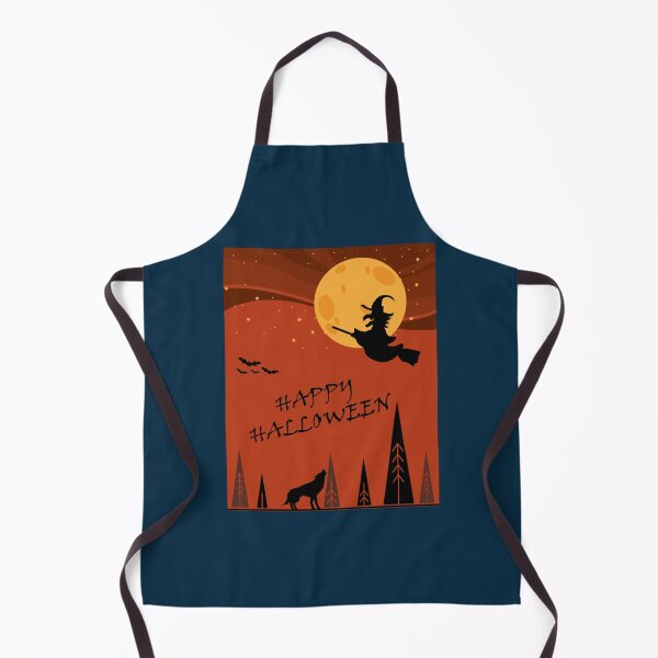 Item preview, Happy Halloween wolf witch and bats flying to the moon The Best Gift For halloween party216 designed and sold by brandotiver.