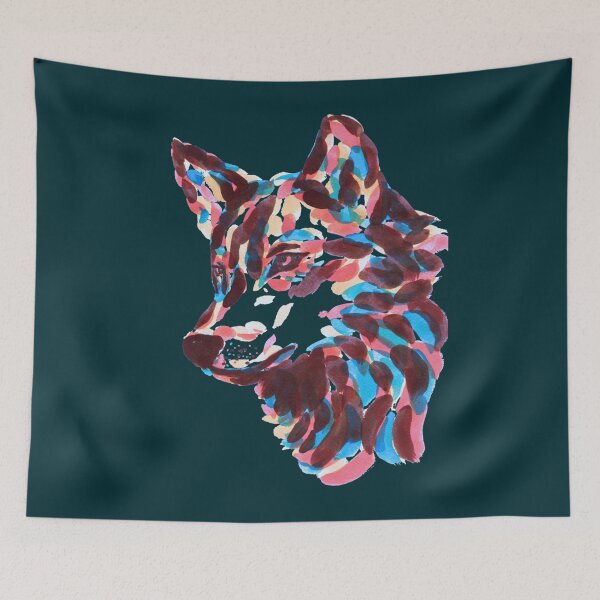 Item preview, RAINBOW WOLF1   designed and sold by brandotiver.