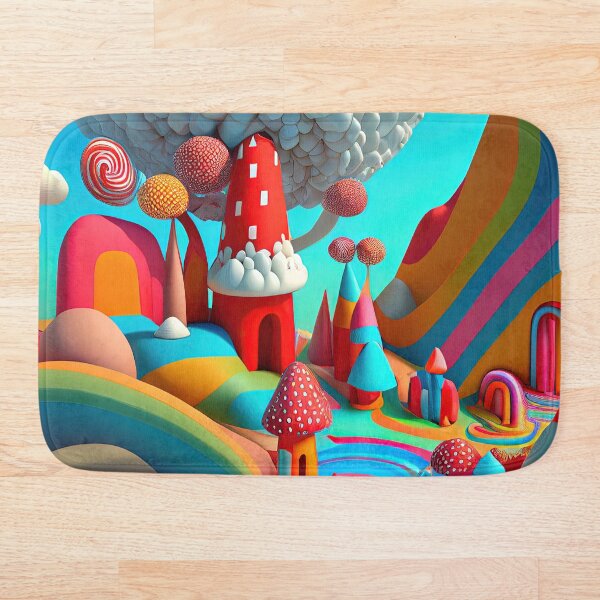 Item preview, Rainbow candy village designed and sold by StudioAI.