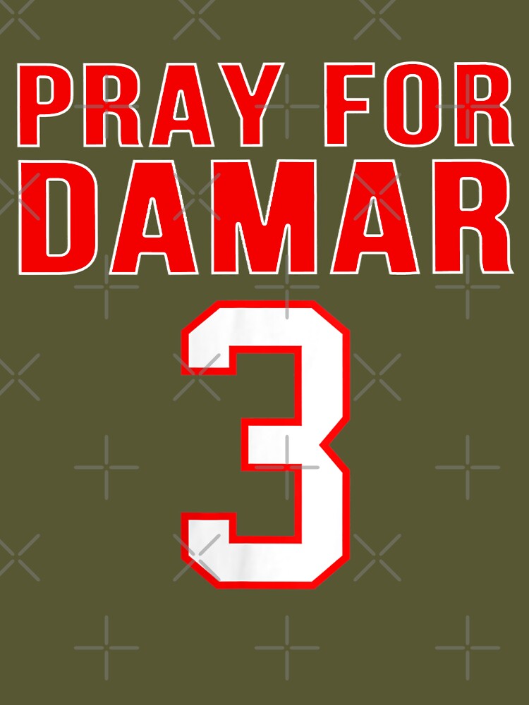 Damar Hamlin 3 Shirt, Pray For DH3 T-Shirt Limited