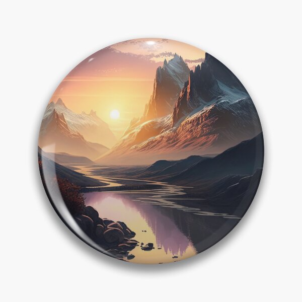 Item preview, Beautiful mountain with sunset designed and sold by Damian Sobczyk.