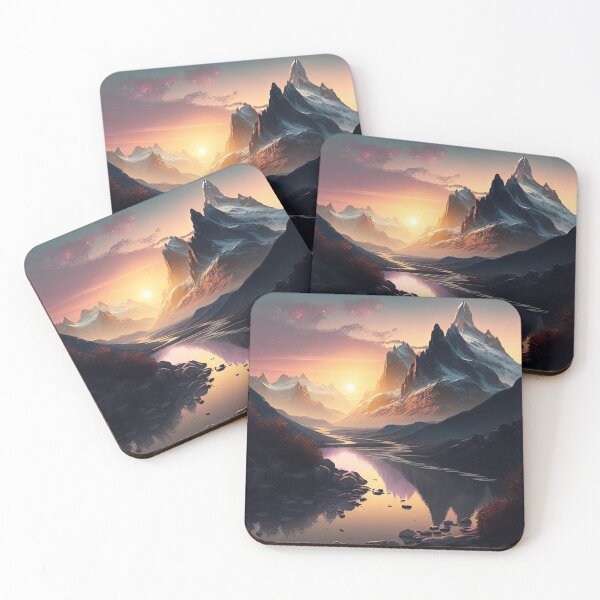 Item preview, Beautiful mountain with sunset designed and sold by Damian Sobczyk.