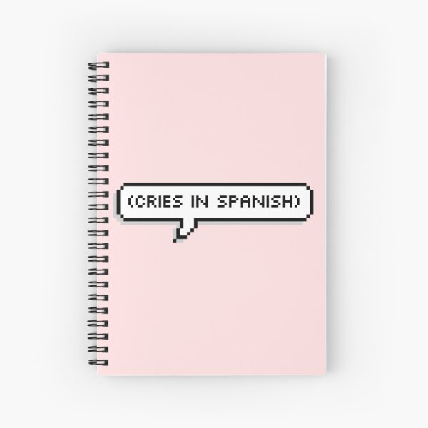 Spanish Spiral Notebooks Redbubble