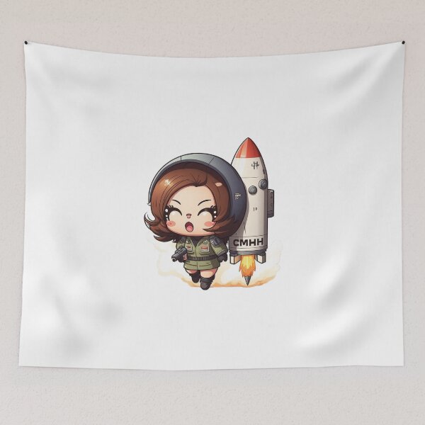 Item preview, Chibi North Korean Soldier Girl Launching a Rocket designed and sold by TheChibiStore.