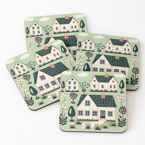 Item preview, Cute Coarse Modern Farmhouse Pattern Digital Painting designed and sold by CodeAndColors.