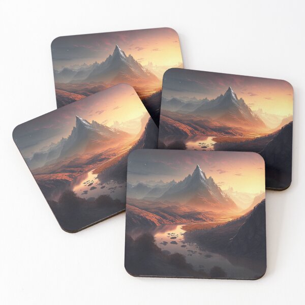 Item preview, Beautiful mountain with sunset designed and sold by Damian Sobczyk.