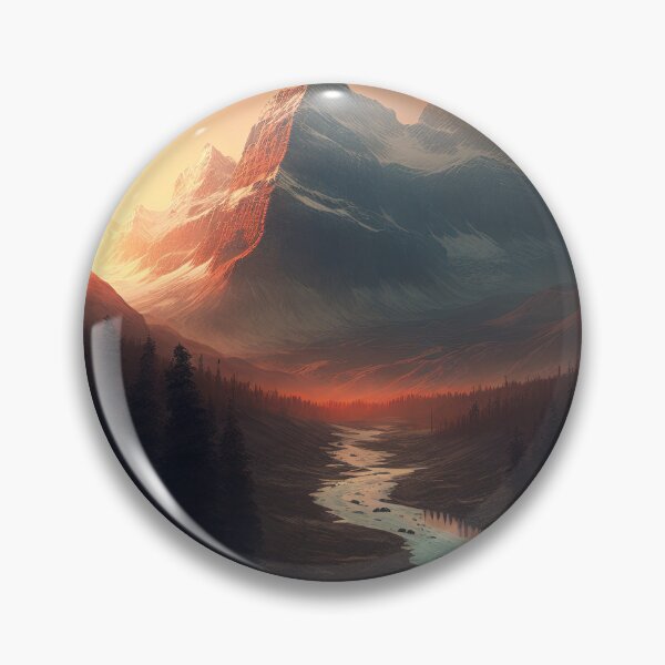 Item preview, Beautiful mountain with sunset designed and sold by Damian Sobczyk.