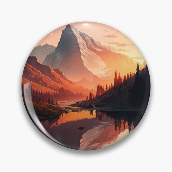 Item preview, Beautiful mountain with sunset designed and sold by Damian Sobczyk.