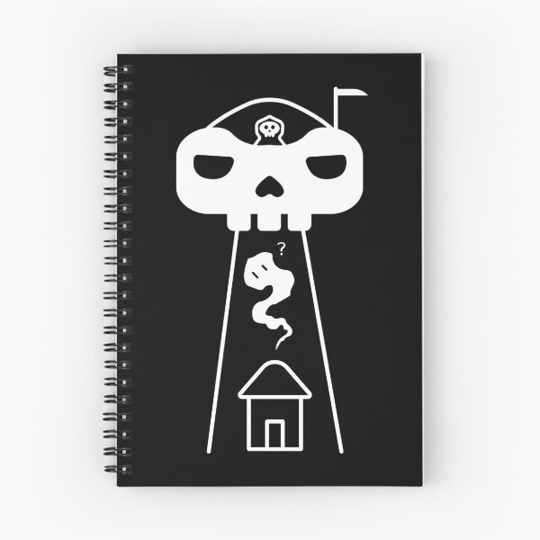 Item preview, Reaper driving a UFO to abduction ghost  designed and sold by DE4TH-PARADISE.