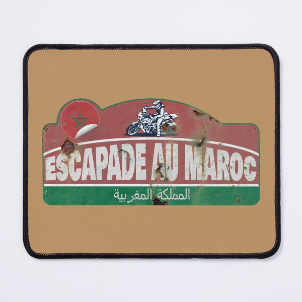 Item preview, MOROCCO Maroc Maroccan Flag Motorcycle Sticker T-Shirt Sticker 02 designed and sold by OuterShellUK.