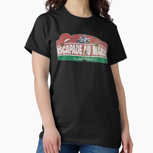 Aperçu de l'œuvre MAROC Drapeau Marocain Autocollant Moto T-Shirt Autocollant 02 créée et vendue par OuterShellUK.