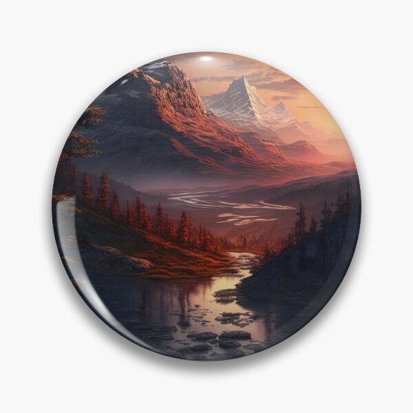 Item preview, Beautiful mountain with sunset designed and sold by Damian Sobczyk.