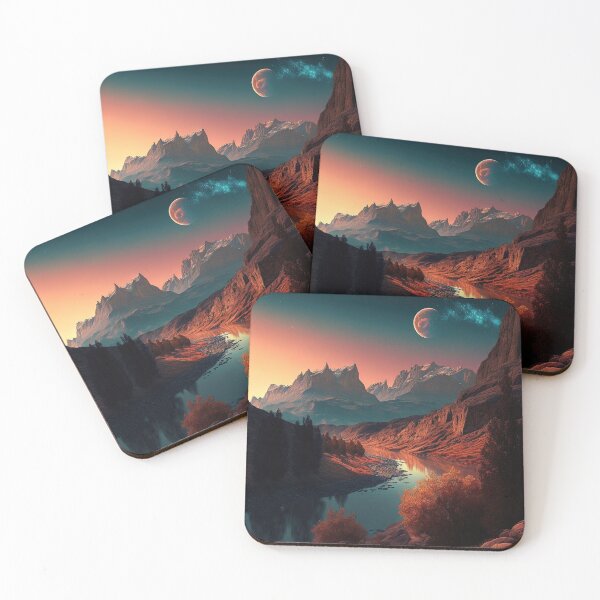 Item preview, Beautiful mountain with sunset designed and sold by Damian Sobczyk.