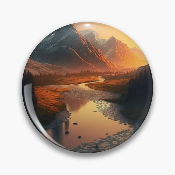 Item preview, Beautiful mountain with sunset designed and sold by Damian Sobczyk.