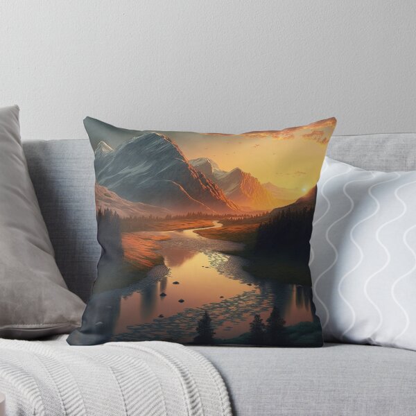 Item preview, Beautiful mountain with sunset designed and sold by Damian Sobczyk.