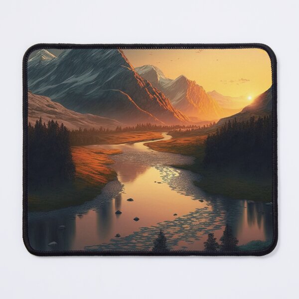 Item preview, Beautiful mountain with sunset designed and sold by Damian Sobczyk.