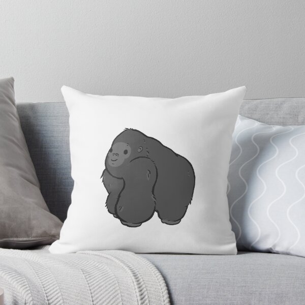 Item preview, Cute lil gorilla (happy) designed and sold by GraphicBubbleMA.