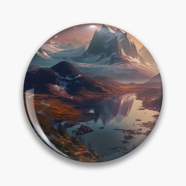 Item preview, Beautiful mountain with sunset designed and sold by Damian Sobczyk.
