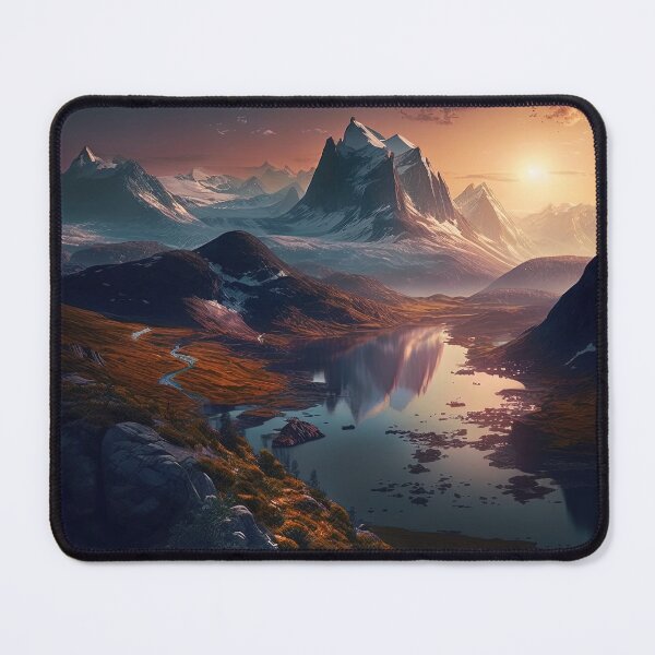 Item preview, Beautiful mountain with sunset designed and sold by Damian Sobczyk.