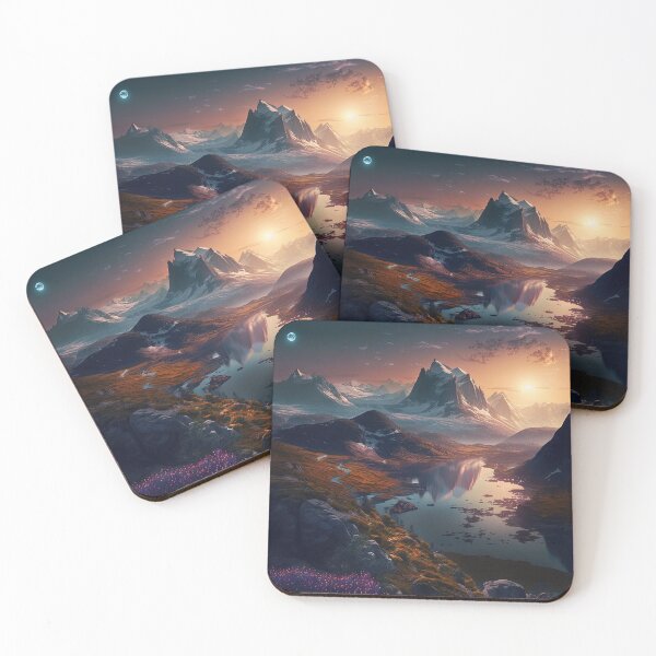 Item preview, Beautiful mountain with sunset designed and sold by Damian Sobczyk.