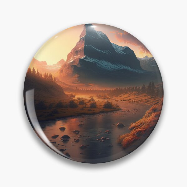 Item preview, Beautiful mountain with sunset designed and sold by Damian Sobczyk.