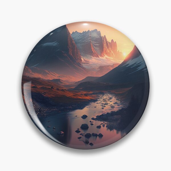Item preview, Beautiful mountain with sunset designed and sold by Damian Sobczyk.