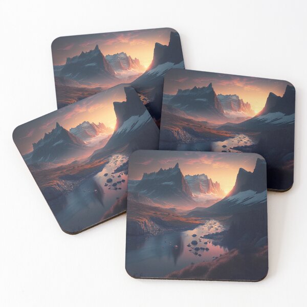 Item preview, Beautiful mountain with sunset designed and sold by Damian Sobczyk.