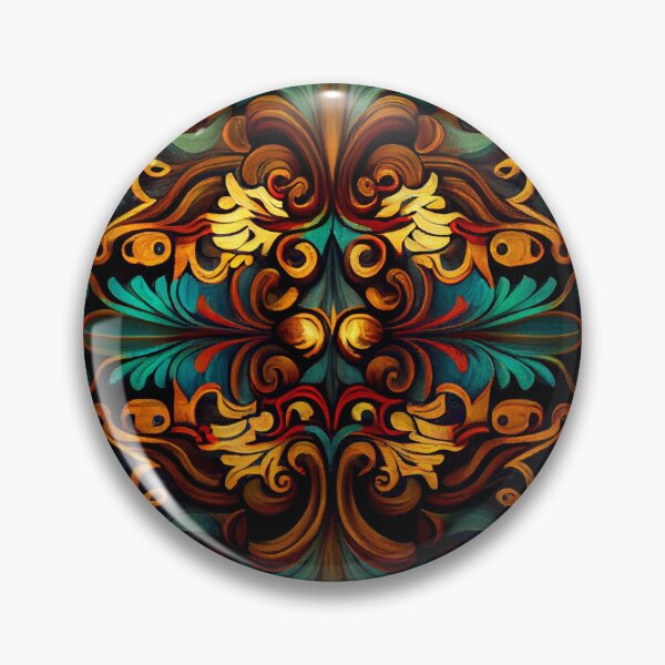 Item preview, Explosive Red Designer European Pattern Digital Painting designed and sold by CodeAndColors.