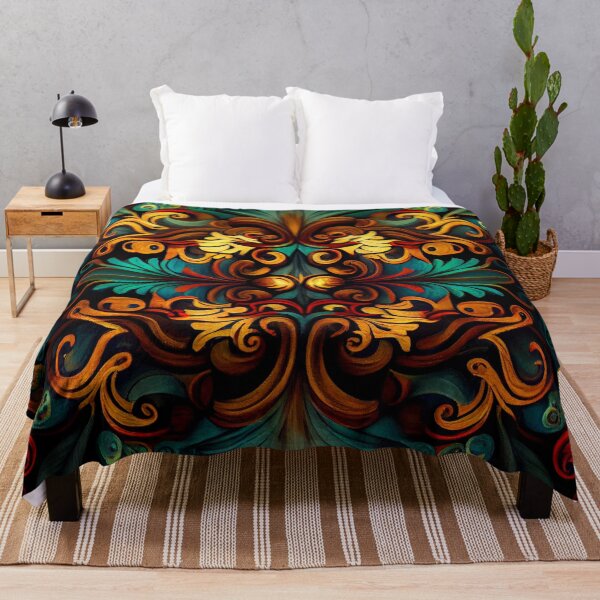 Item preview, Explosive Red Designer European Pattern Digital Painting designed and sold by CodeAndColors.
