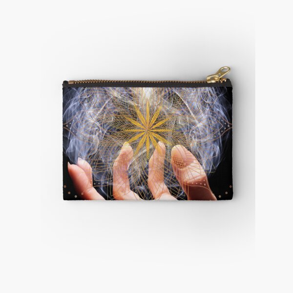 Item preview, Magical Floral Mandala White Orb Of Light, Fantasy Aesthetic Luminous Art designed and sold by Flowerartlovers.