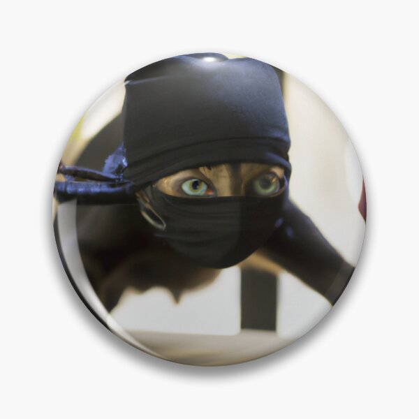 Item preview, Ninja cat designed and sold by redDottyDesign.