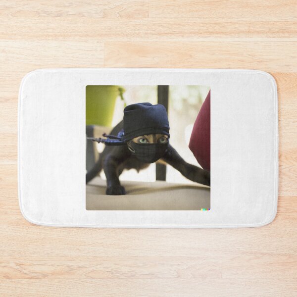 Item preview, Ninja cat designed and sold by redDottyDesign.