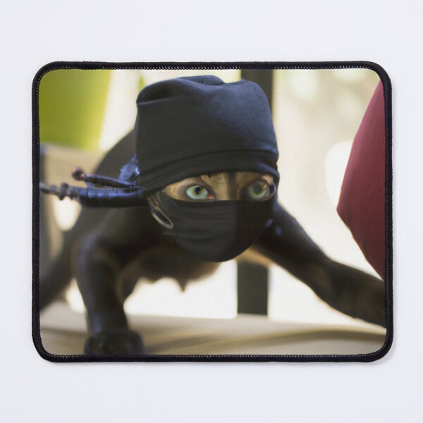 Item preview, Ninja cat designed and sold by redDottyDesign.