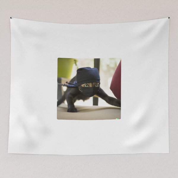 Aperçu de l'œuvre Chat Ninja créée et vendue par redDottyDesign.
