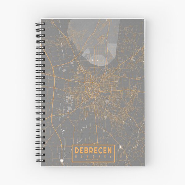 Item preview, Debrecen City Map of Hungary - Bauhaus designed and sold by deMAP.