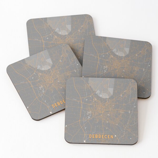 Item preview, Debrecen City Map of Hungary - Bauhaus designed and sold by deMAP.